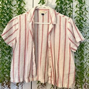 Beachy Button Down Top